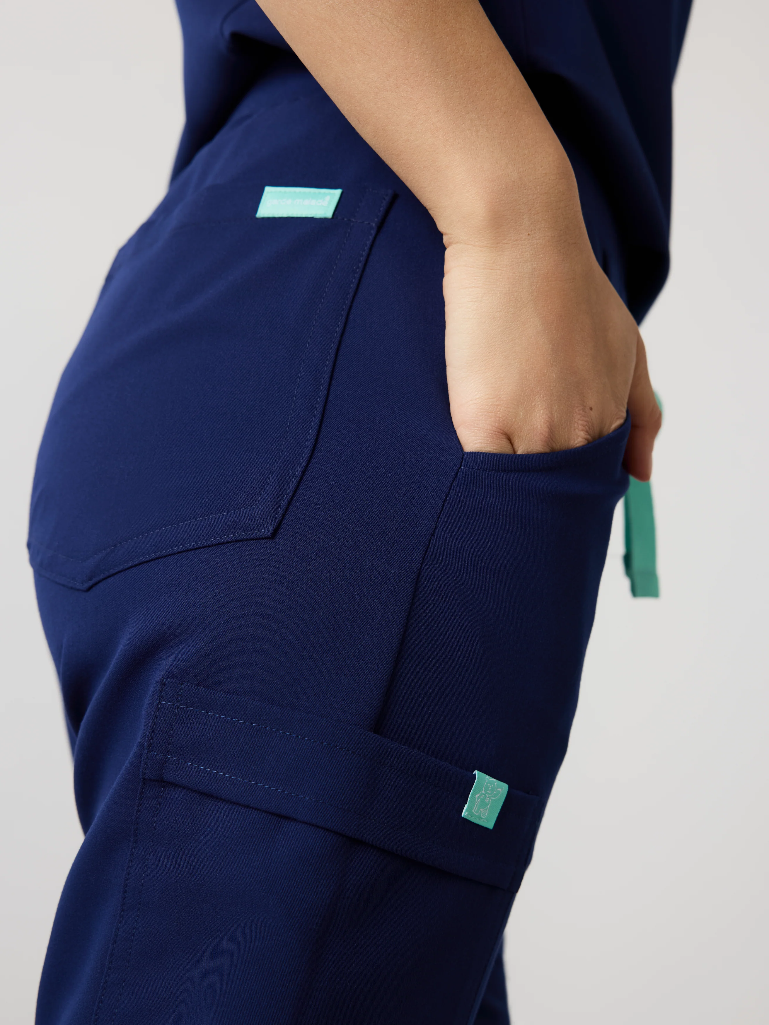 DEMI RE-GARDE™ - MODERN NAVY - Jogger Scrub Pants - SILVADUR™ - Image 3