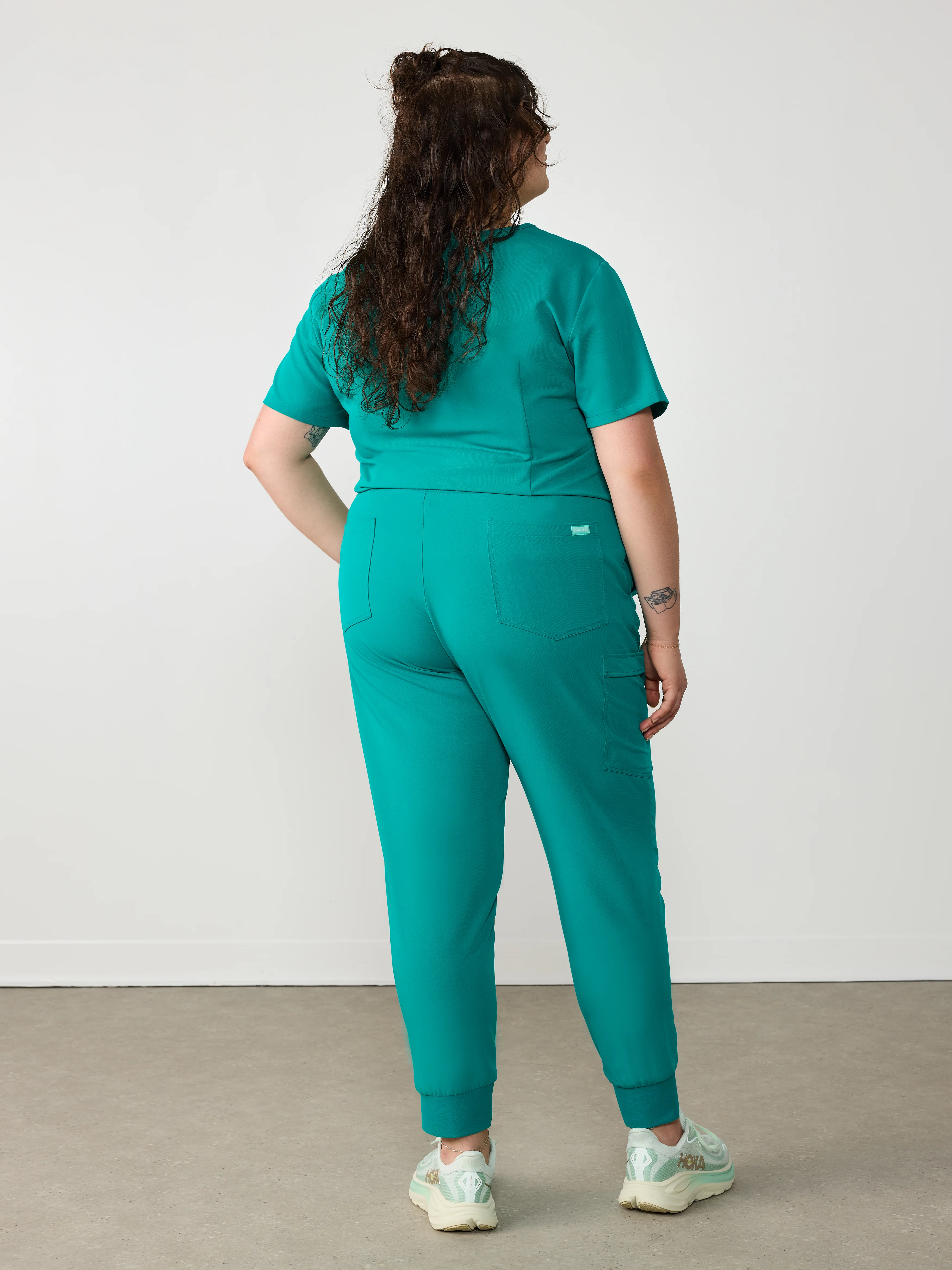 DEMI RE-GARDE™ - ARCTIC MINT - Jogger Scrub Pants - SILVADUR™ - Final Sale - Image 4