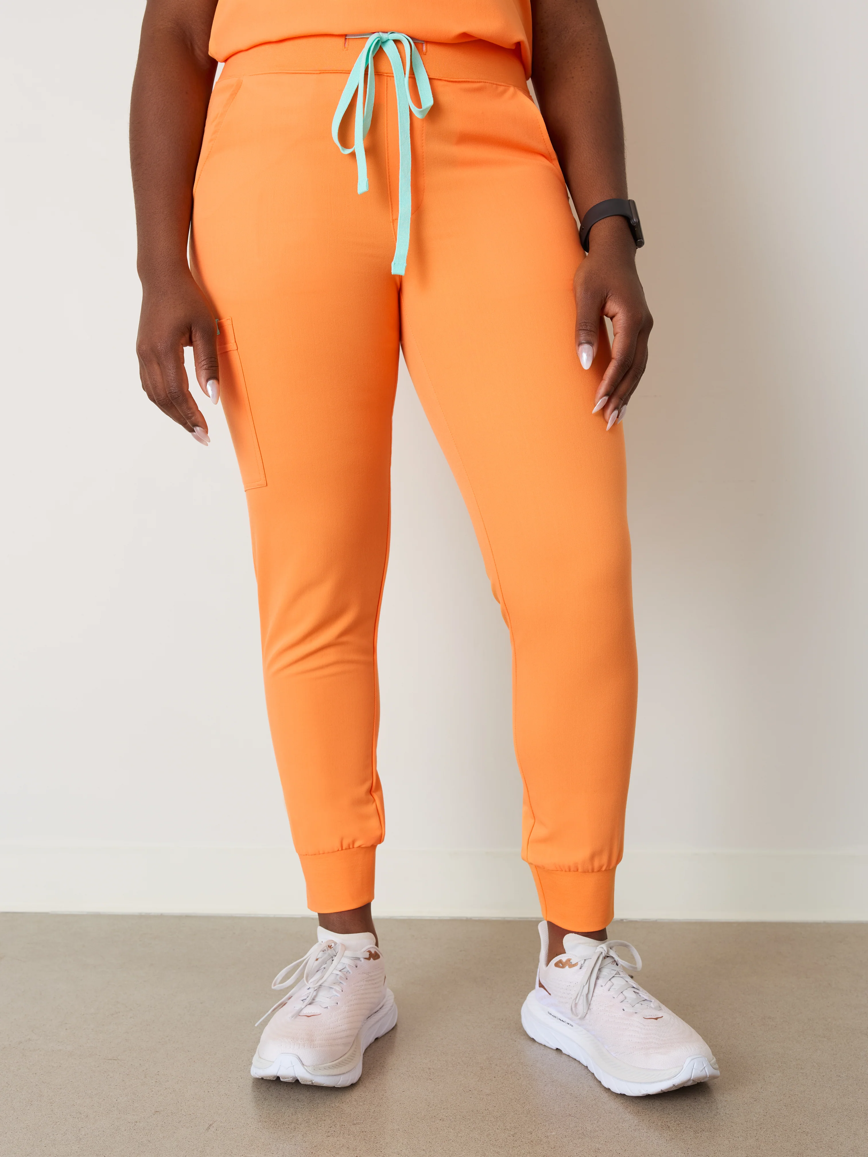 DEMI RE-GARDE™ - NECTARINE - Jogger Scrub Pants - SILVADUR™ - Final Sale - Image 3