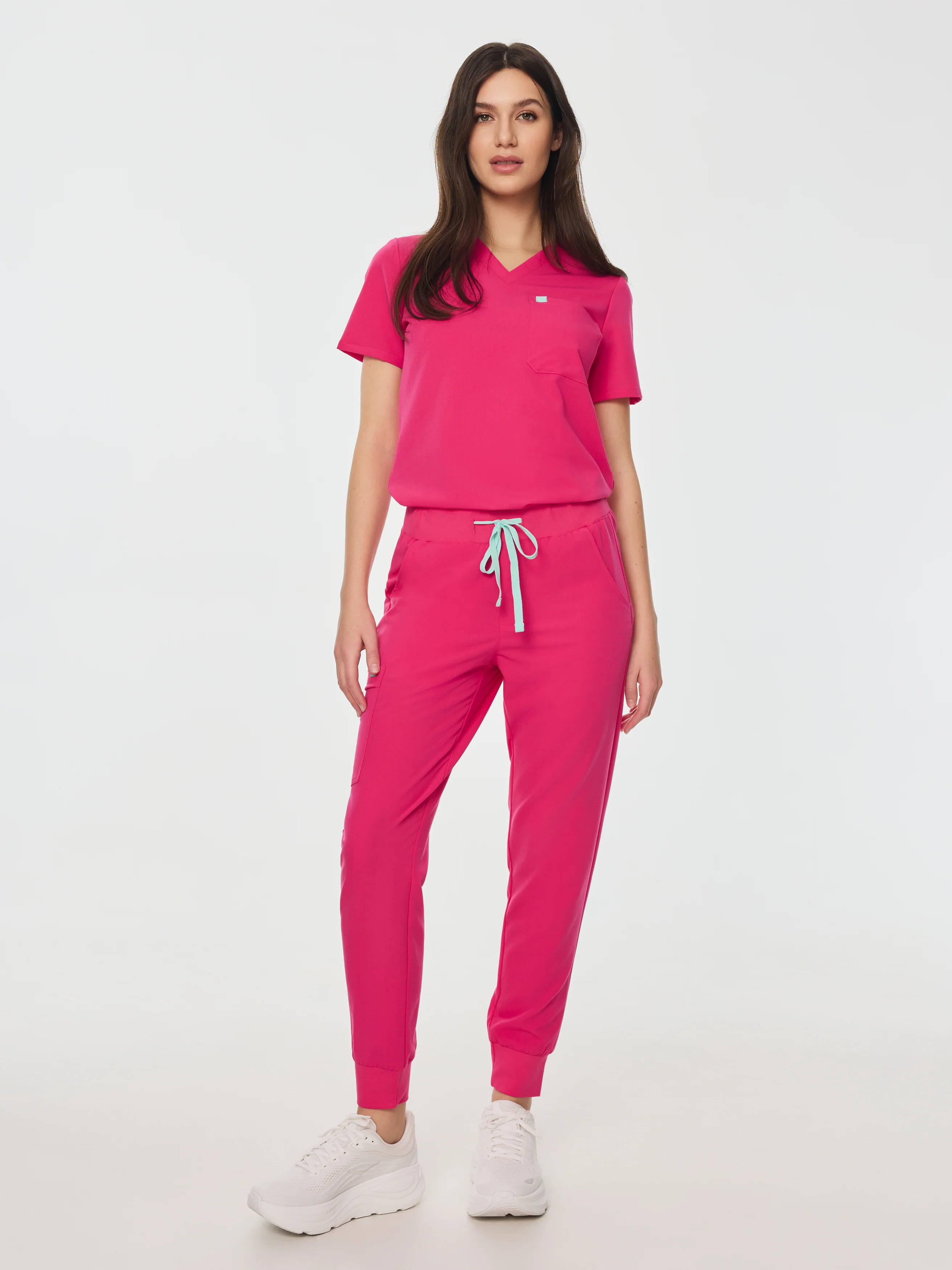 DEMI RE-GARDE™ - PINK CRUSH - Jogger Scrub Pants - SILVADUR™ - Final Sale