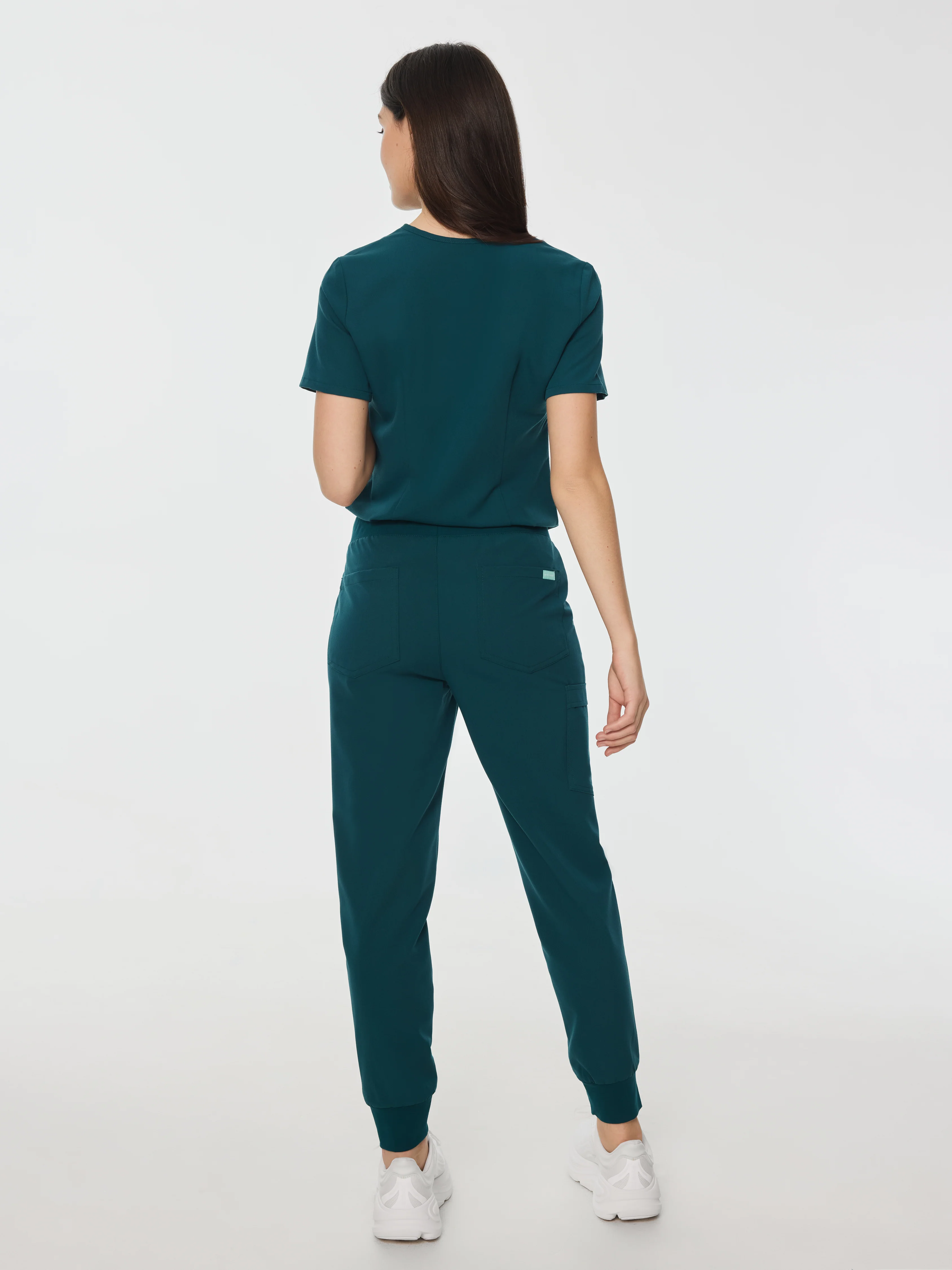 DEMI RE-GARDE™ - TEAL - Jogger Scrub Pants - SILVADUR™ - Image 4