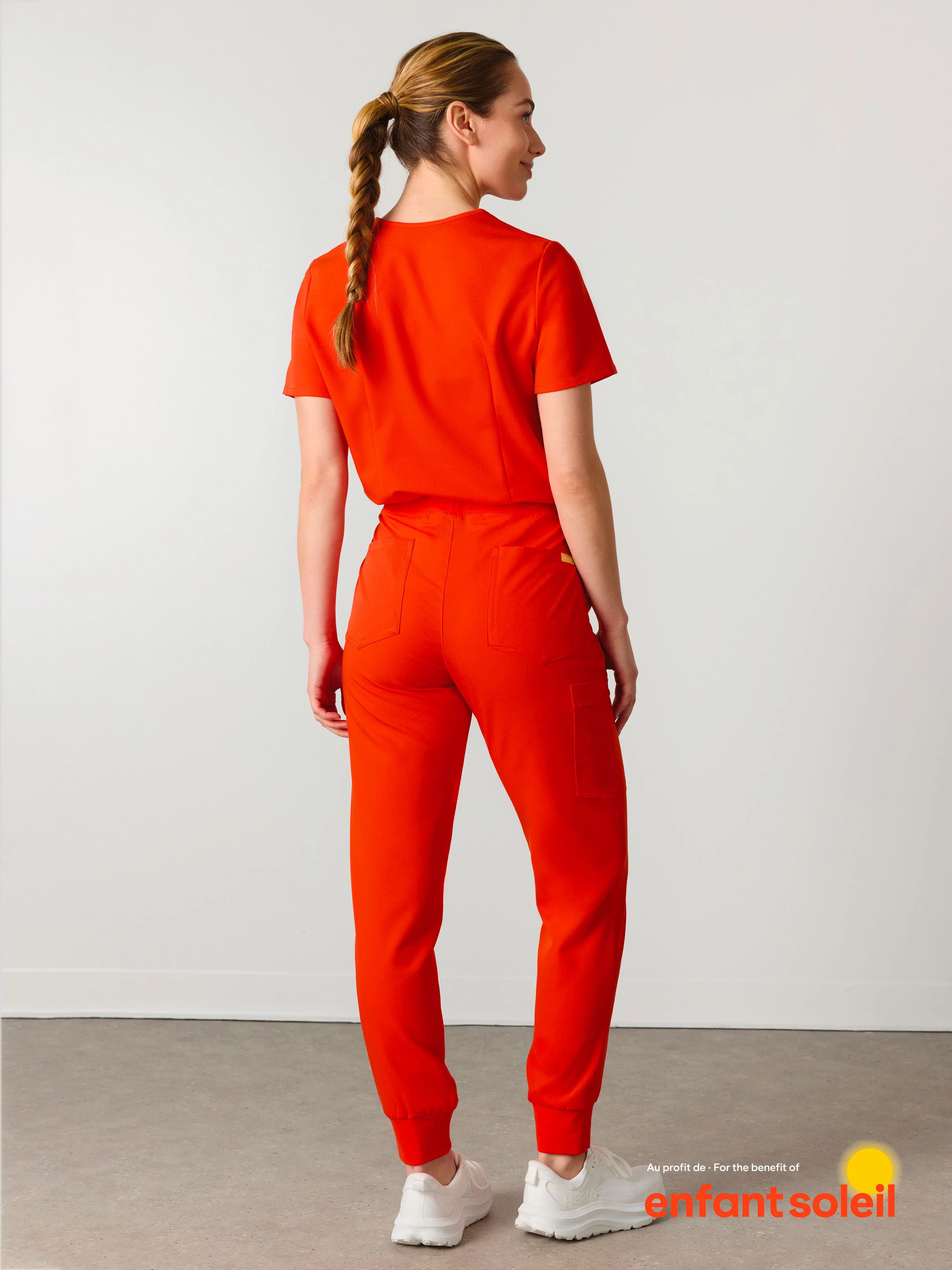 DEMI RE-GARDE™ - TANGERINE - Jogger Scrub Pants - SILVADUR™ - Image 4