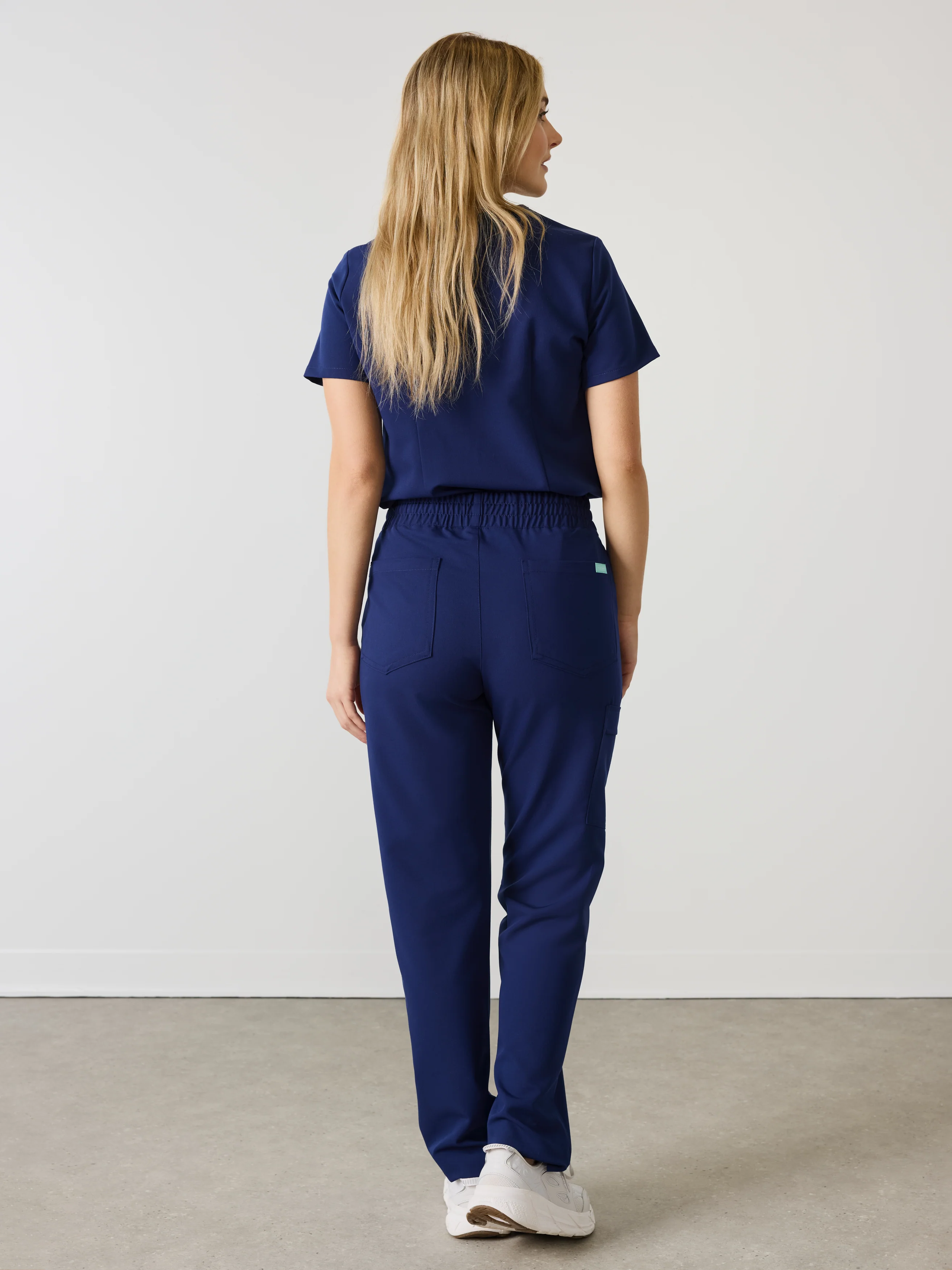 JULIETA RE-GARDE™ - MODERN NAVY - Straight Cut Scrub Pants - SILVADUR™ - Image 4