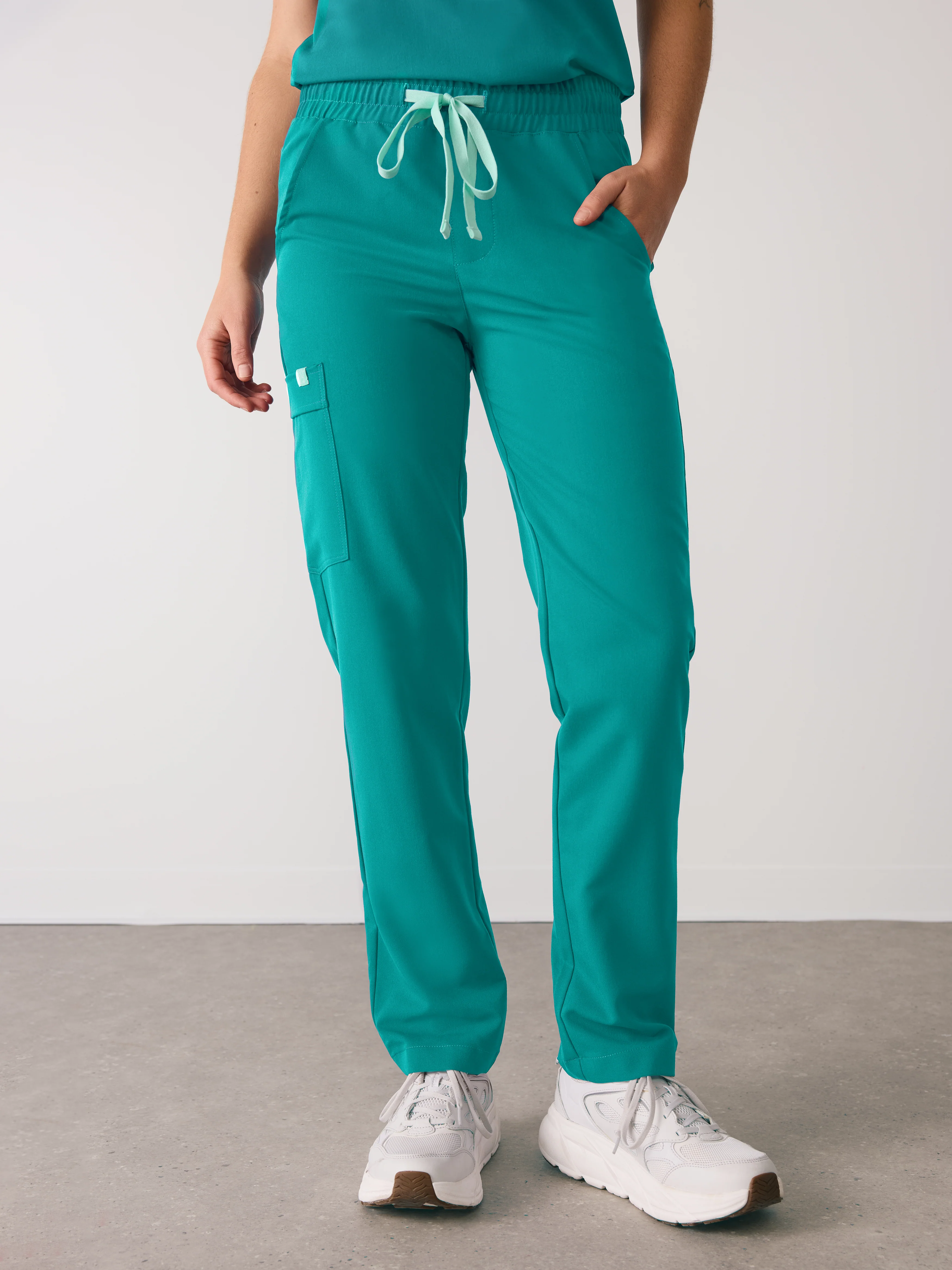JULIETA RE-GARDE™ - ARCTIC MINT - Straight Cut Scrub Pants - SILVADUR™ - Final Sale - Image 3