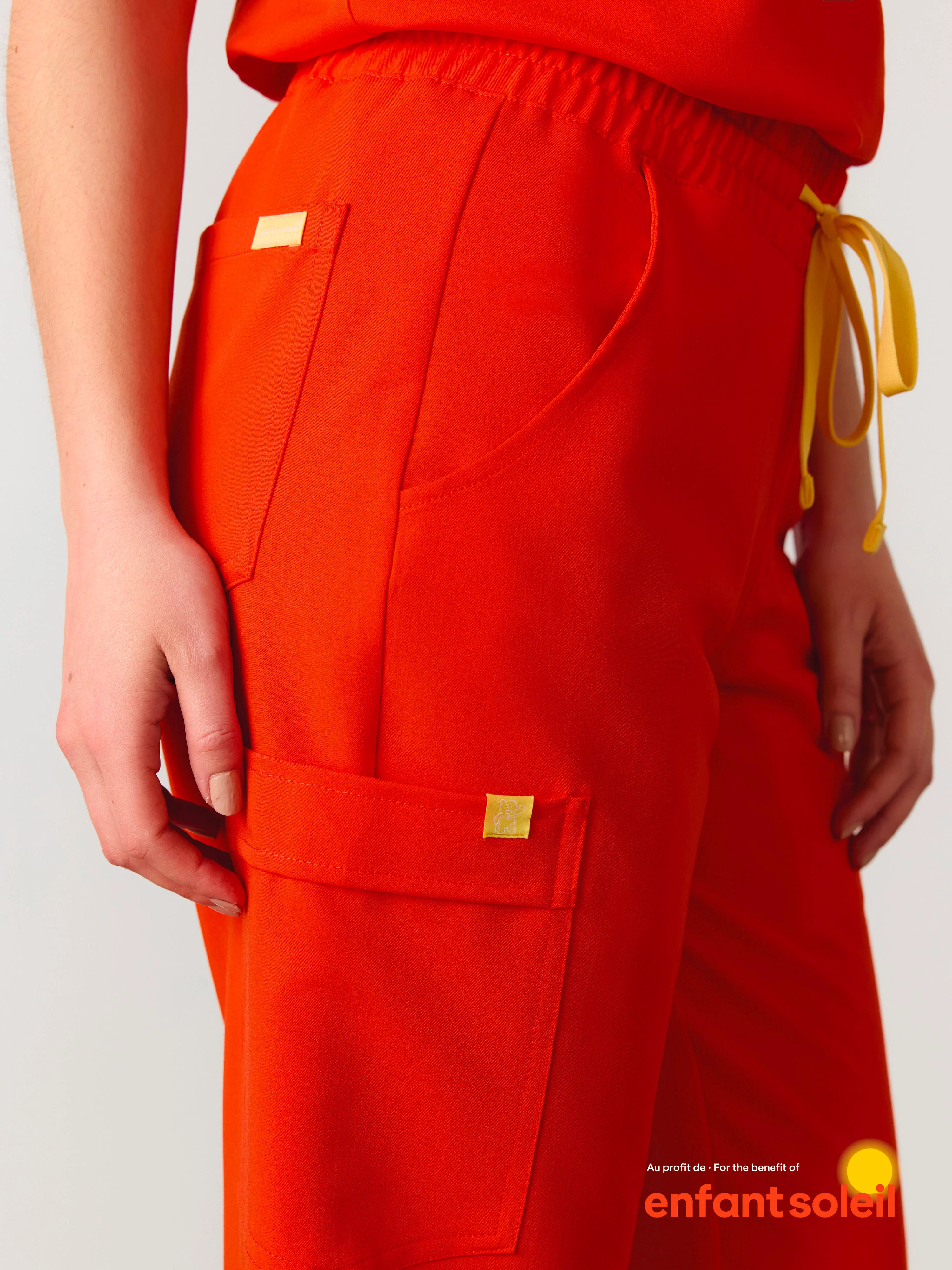 JULIETA RE-GARDE™ - TANGERINE - Straight Cut Scrub Pants - SILVADUR™ - Image 2