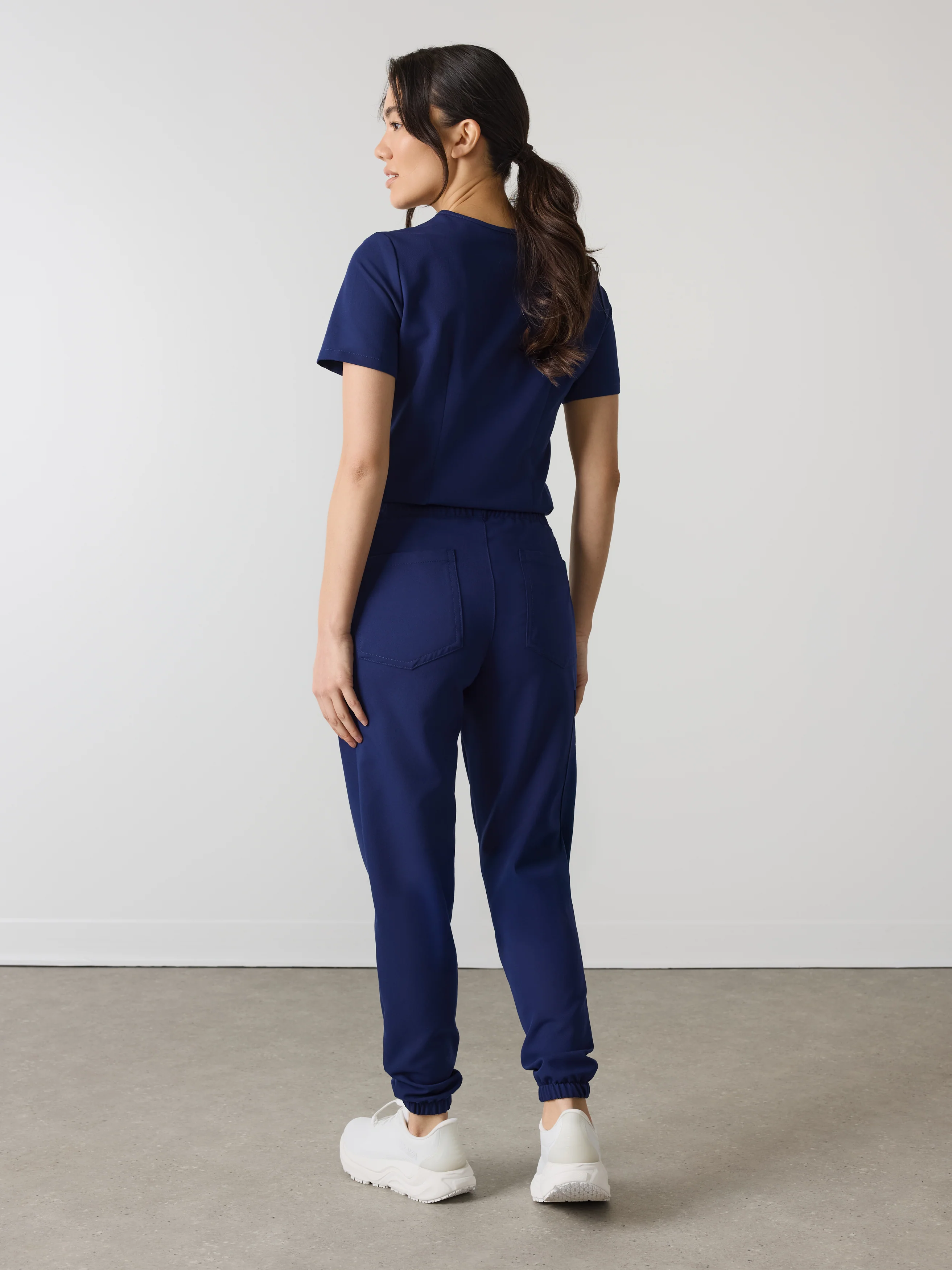 ROSIE RE-GARDE™ - MODERN NAVY - Jogger Scrub Pants - SILVADUR™ - Image 4