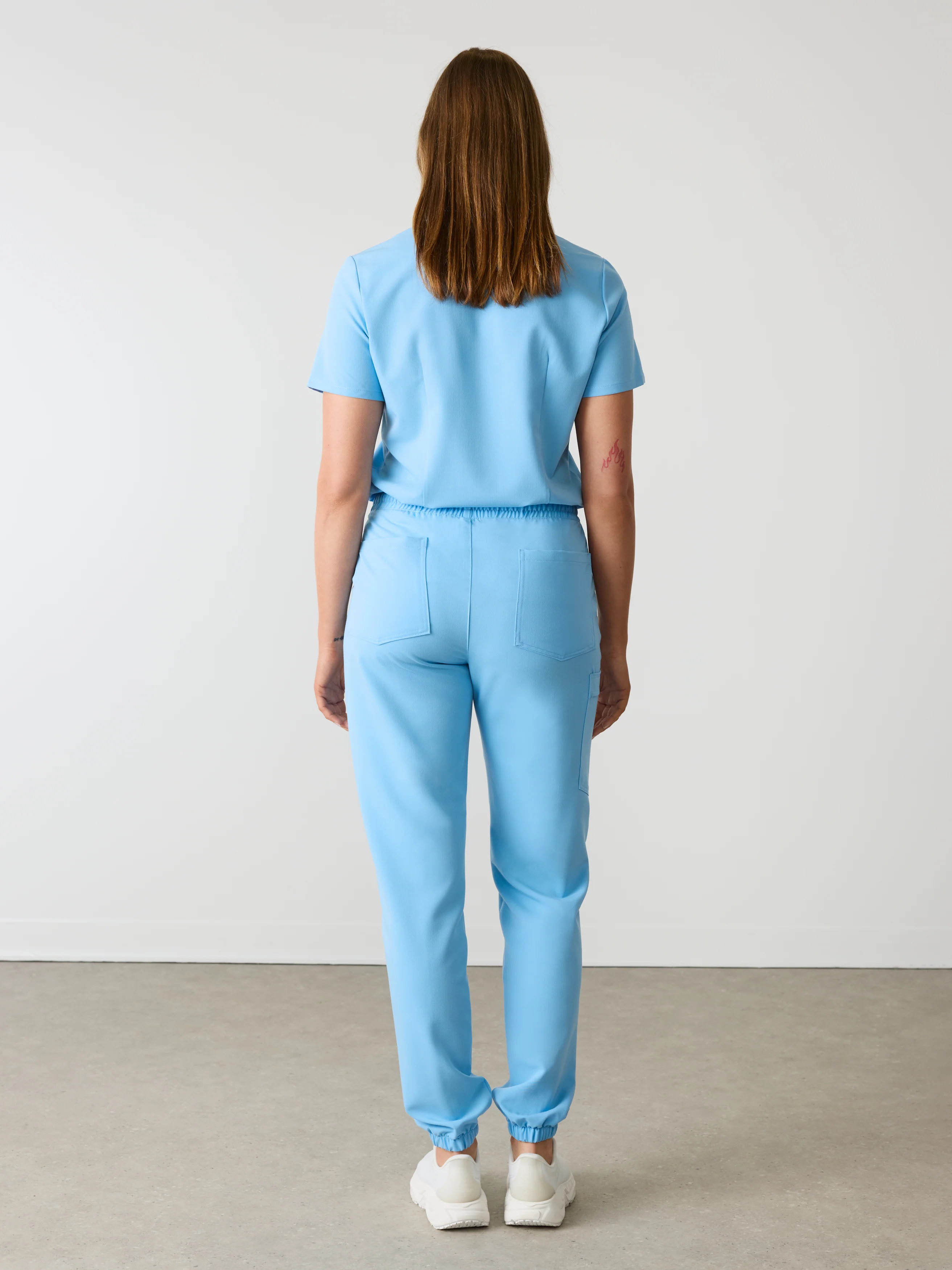 ROSIE RE-GARDE™ - CLASSIC BLUE - Jogger Scrub Pants - SILVADUR™ - Image 4