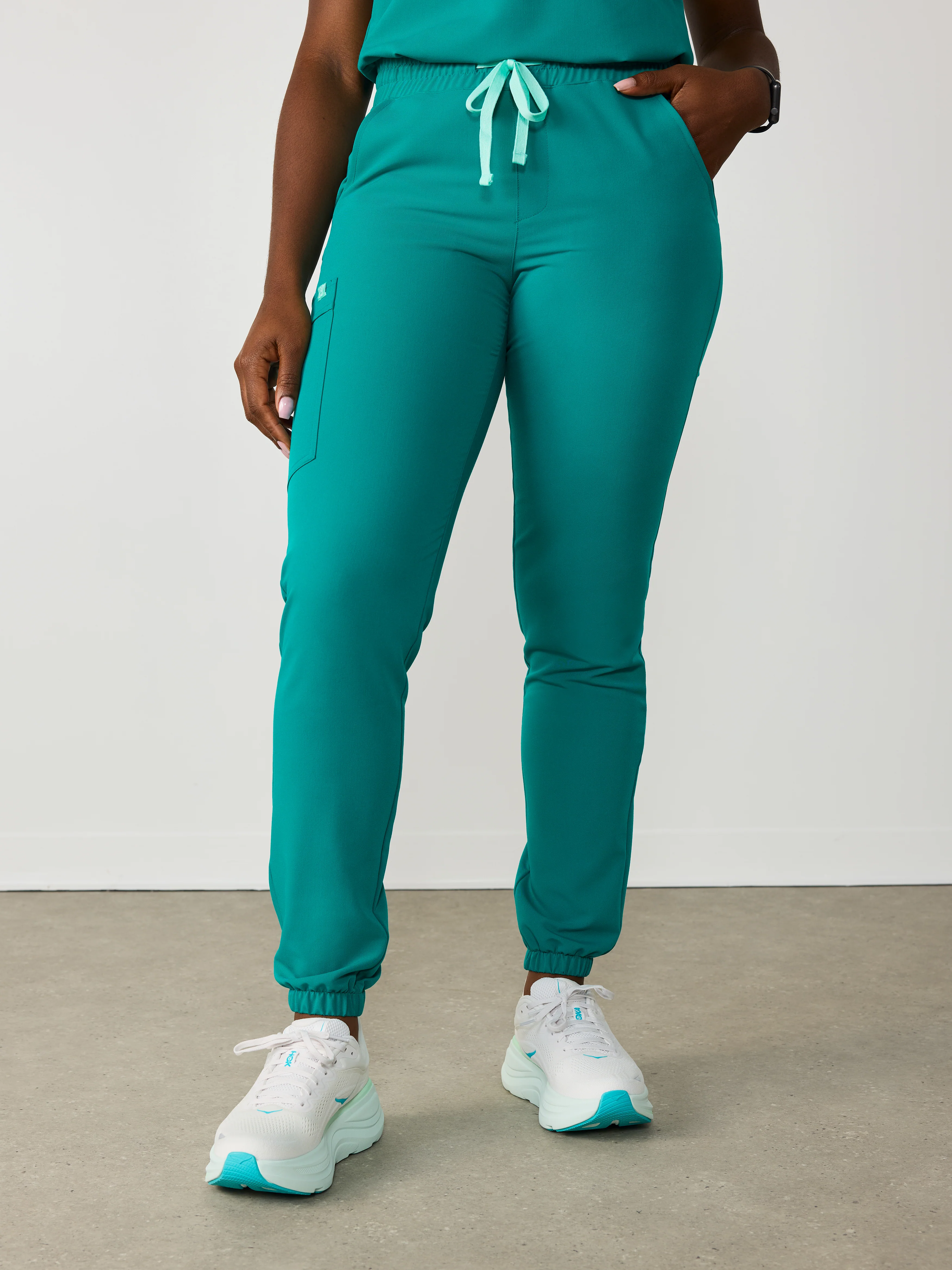 ROSIE RE-GARDE™ - ARCTIC MINT - Jogger Scrub Pants - SILVADUR™ - Final Sale - Image 3