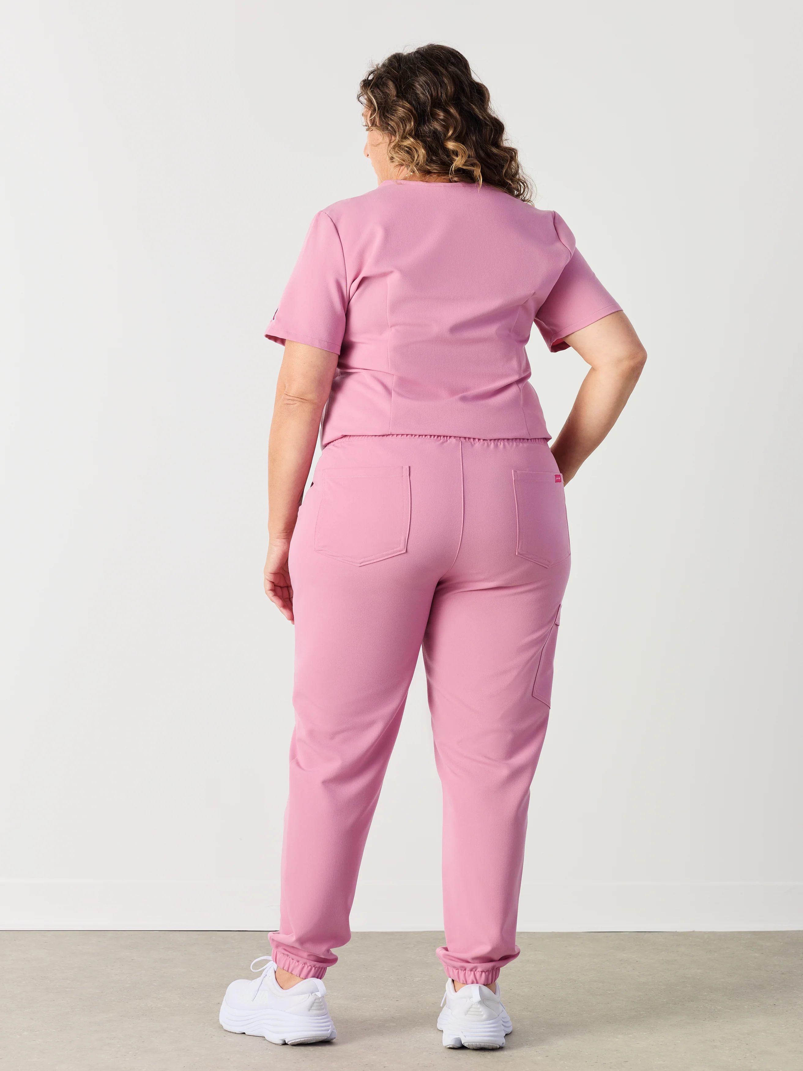 ROSIE RE-GARDE™ - HOPEFUL PINK - Jogger Scrub Pants - SILVADUR™ - Final Sale - Image 4
