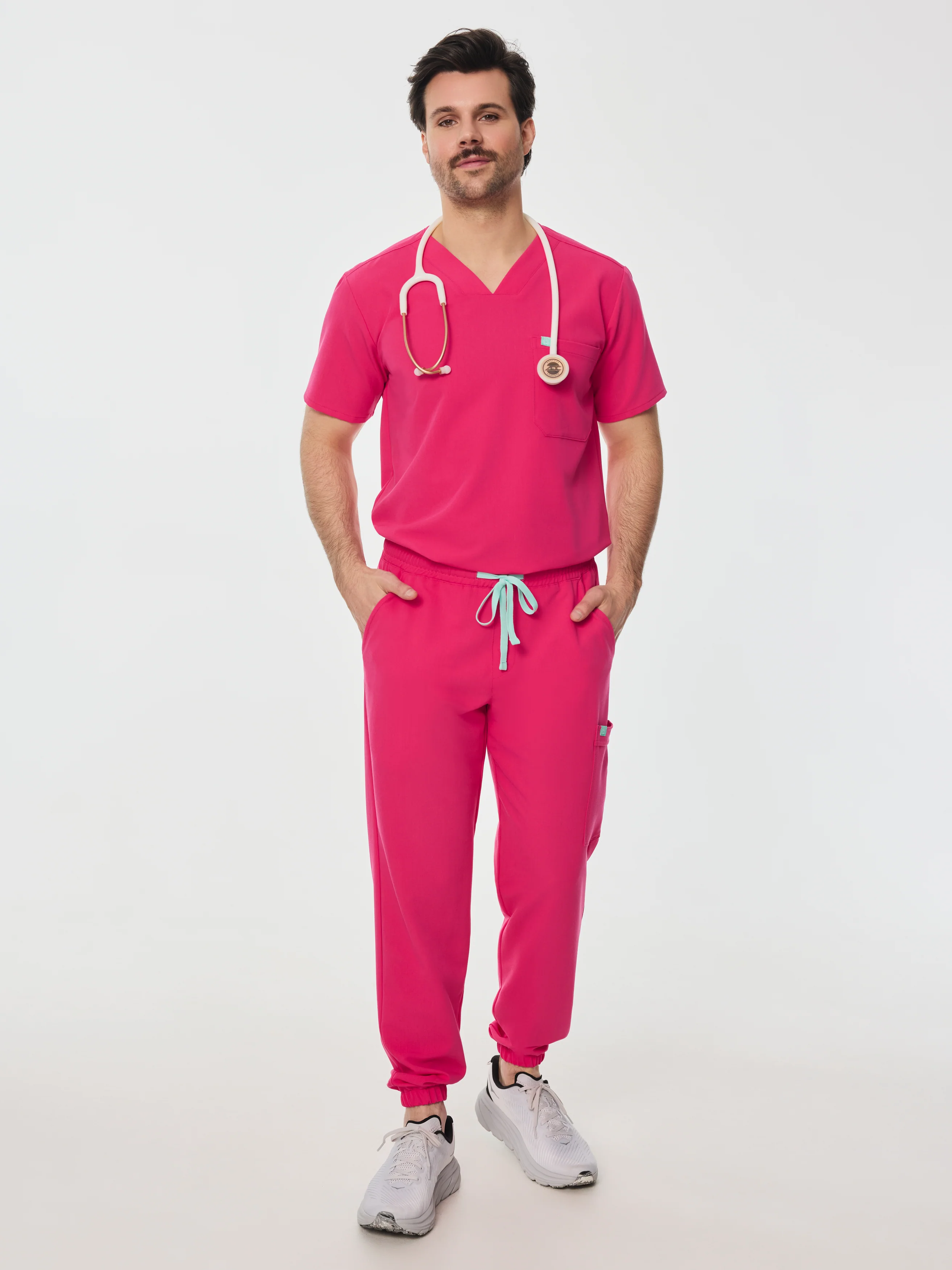 WILLIAM RE-GARDE™ - PINK CRUSH - Men's Jogger Pants - SILVADUR™ - Final Sale