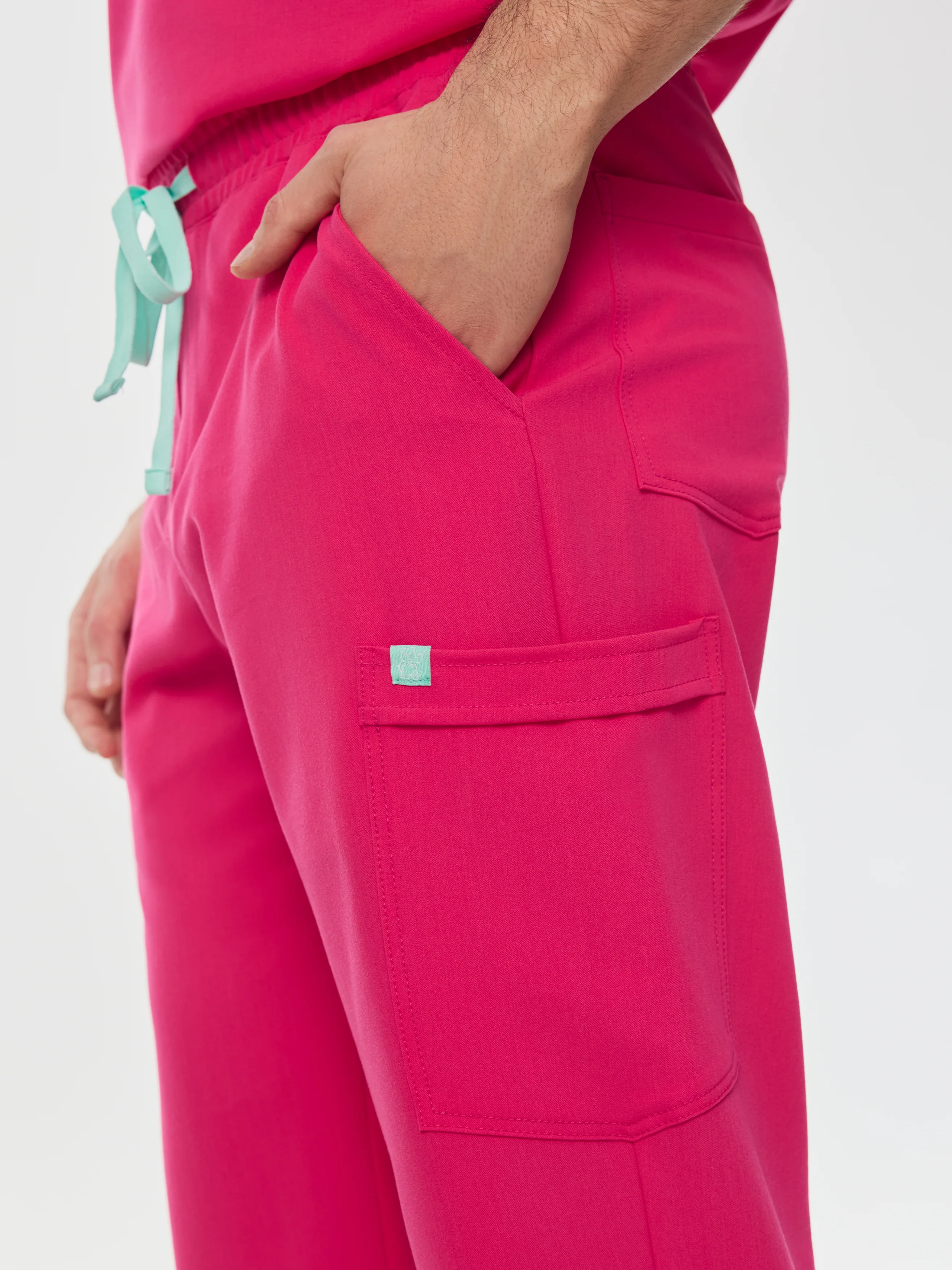 WILLIAM RE-GARDE™ - PINK CRUSH - Men's Jogger Pants - SILVADUR™ - Final Sale - Image 3